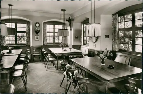 Ansichtskarte Salem Gasthof zum Schwanen inh.: A. Stoiz Innenansicht 1960