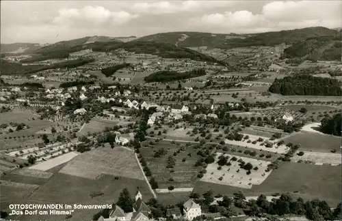 Ottoschwanden-Freiamt (Schwarzwald)  Luftaufnahme Flugbild 1968