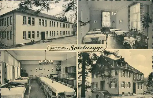 Spielwigge-Lüdenscheid 4 Ansichten Spielwigge Gasthaus Innenansichten uvm. 1963