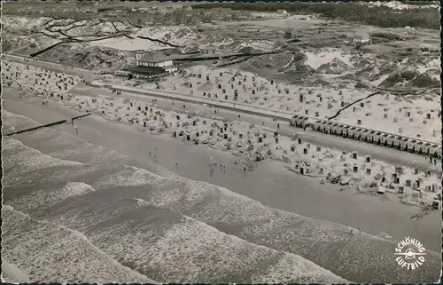 Ansichtskarte Norderney Luftbild Nordstrand 1969