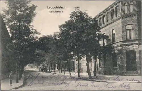 Leopoldshall-Staßfurt Stassfurt Schulstrasse Feldppost Lazarett Stassfurt 1915