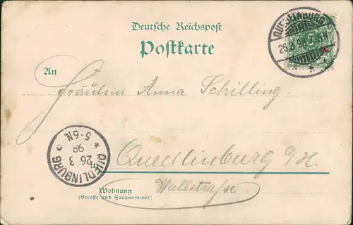 Ansichtskarte Hamburg Alter Jungfernstieg 1898