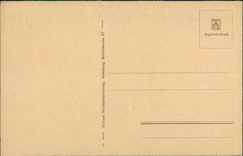 Ansichtskarte Hamburg Rathaus, Geschäfte 1922