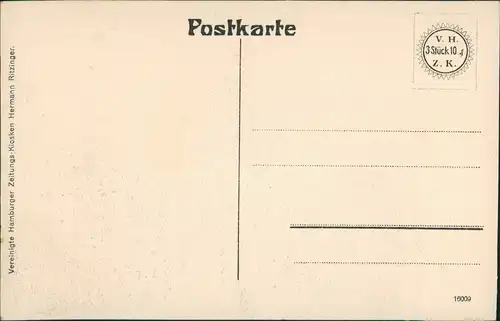 Ansichtskarte Hamburg Fleet b. Grimm 1913