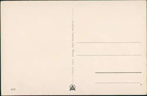 Ansichtskarte Hamburg Chilehausspitze - LKW 1936