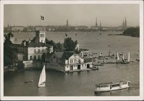 Uhlenhorst-Hamburg Uhlenhorster Fährhaus Außenalster Stadt 1930