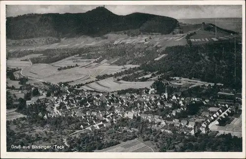 Ansichtskarte Bissingen an der Teck Luftbild 1955