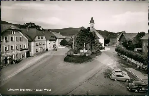 Ansichtskarte Bodenmais Straßenpartie - Autos 1958