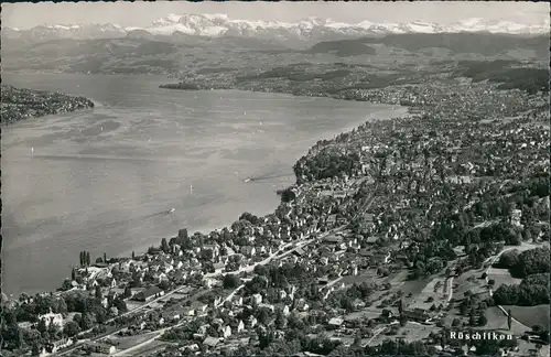 Ansichtskarte Rüschlikon Luftbild 1953