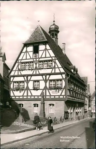 Ansichtskarte Walldürn Straßenpartie - Gasthaus 1963