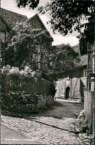 Ansichtskarte Korbach Alter Winkel 1962