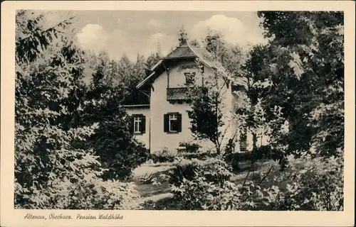 Ansichtskarte Altenau-Clausthal-Zellerfeld Pension Waldhöhe 1955