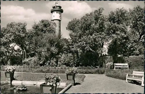 Ansichtskarte Wangerooge Hindenburgplatz Leuchtturm 1963