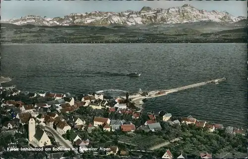 Ansichtskarte Immenstaad a. Bodensee Luftbild 1959