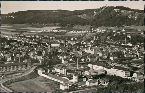 Ansichtskarte Ebingen-Albstadt Luftbild . Industrieanlagen 1962