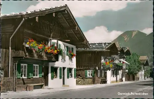 Ansichtskarte Garmisch-Partenkirchen Loisachstraße 1963