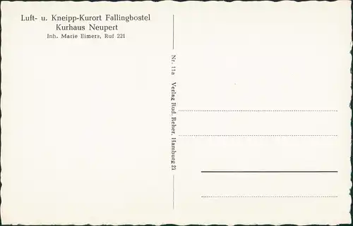 Ansichtskarte Bad Fallingbostel Kurhaus Neupert 1964