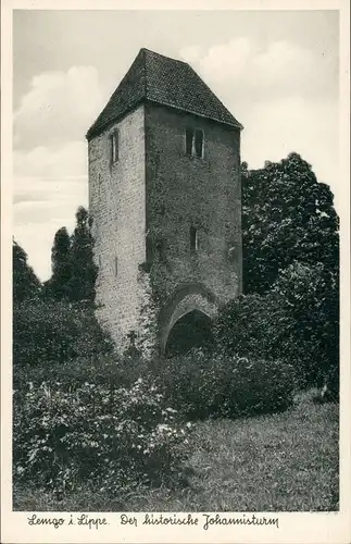 Ansichtskarte Lemgo Der historische Johannisturm 1955