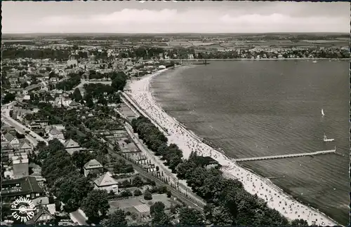 Ansichtskarte Eckernförde Luftbild 1964