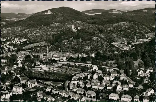 Ansichtskarte Weinheim (Bergstraße) Luftbild 1957