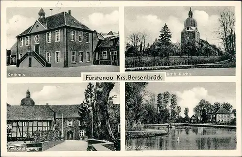Fürstenau (LK Osnabrück) b. Berstebrück 4 Bild: Schloß Rathaus 1959