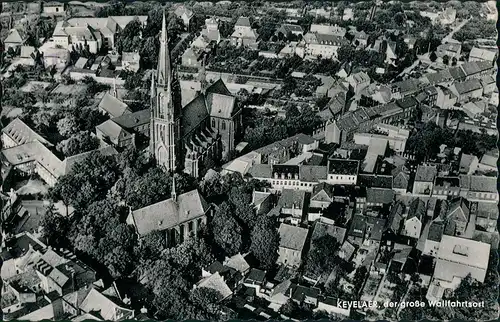 Ansichtskarte Kevelaer Luftbild 1962