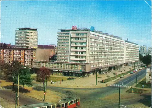 Postcard Stettin Szczecin Aleja Wyzwolenia 1979