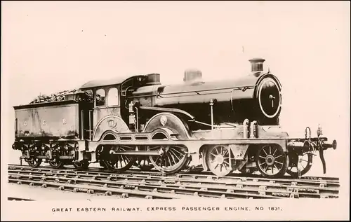 GREAT EASTERN RAILWAY EXPRESS PASSENGER ENGINE NO1831 Eisenbahn Lokomotive 1927