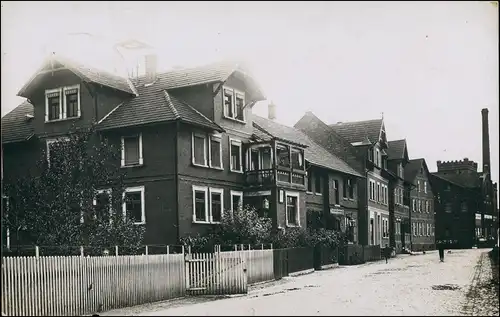 Gensungen-Felsberg (Hessen) Villen und Stadtpartie 1913 Privatfoto