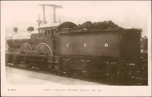 GREAT EASTERN RAILWAY ENGINE NO 1819 Verkehr/KFZ - Eisenbahn/Zug/Lokomotive 1911