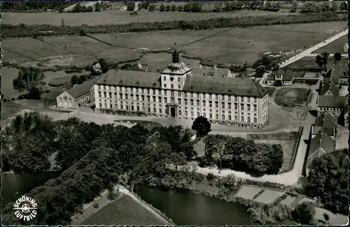 Ansichtskarte Schleswig (Sleswig/Slesvig) Luftbild Schloß Gottorp 1959
