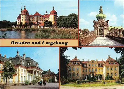 Dresden Barockmuseum Schloss Moritzburg, umland  Schloss Pillnitz: u 1988