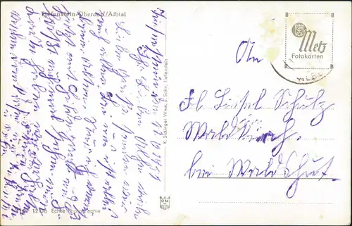 Tiefenstein (Görwihl) Tiefenstein Panorama Blick auf Wohnhäuser 1955