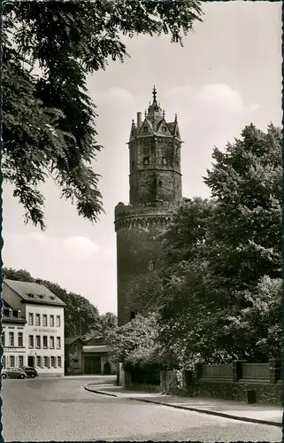 Ansichtskarte Andernach Strassen Partie mit Auto VW Käfer, Runder Turm 1960