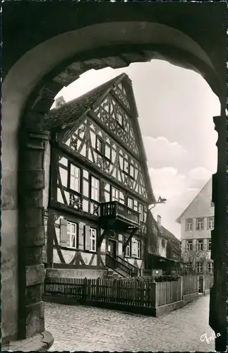 Bad Windsheim Ehem. Stadtschreiberhaus (1570) Torbogen Durchfahrt 1960
