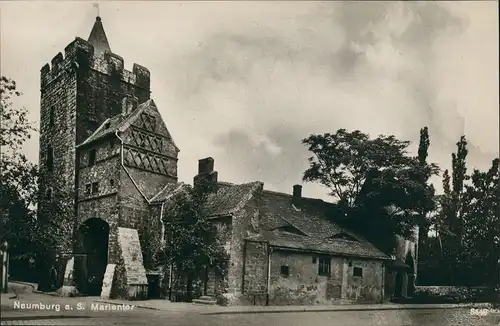 Ansichtskarte Naumburg (Saale) Marientor 1928