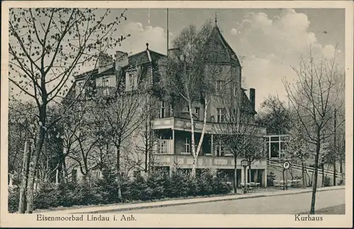 Ansichtskarte Lindau (Anhalt)-Zerbst Gasthaus Gästerechtel 1937