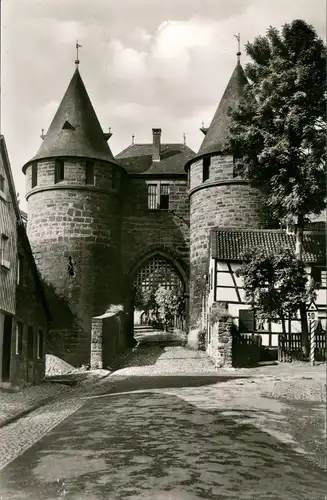 Nideggen (Eifel) Strassen Partie am Dürener Tor, Eifel Ort 1960