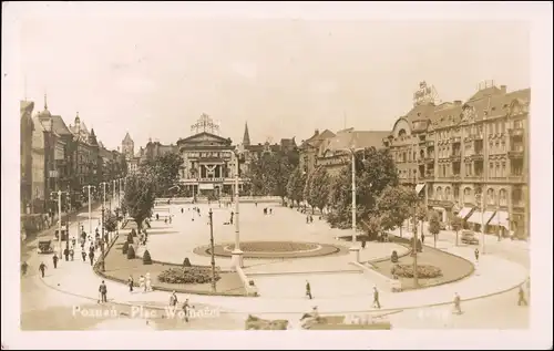 Foto Posen Poznań Platz Wolnosci Feldpopst 10.11. 1939 Privatfoto