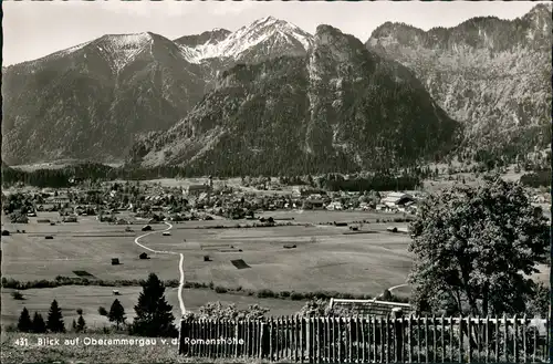 Ansichtskarte Oberammergau Stadtblick 1959