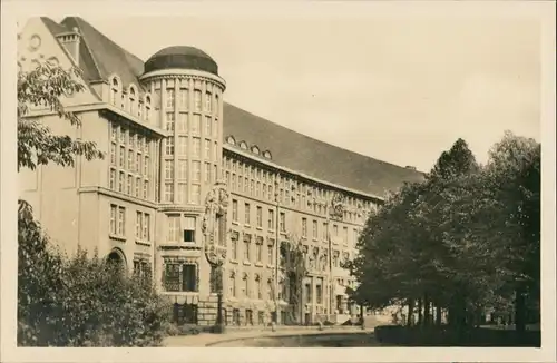 Ansichtskarte Leipzig Deutsche Bücherei 1954