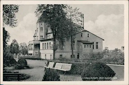 Ansichtskarte Lindau (Anhalt)-Zerbst Diät-Sanatorium 1958