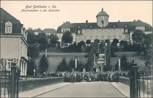 Bad Gottleuba-Bad Gottleuba-Berggießhübel Heilstätten - Abschiedsfeier 1914