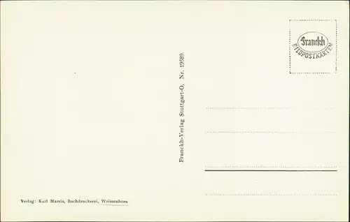 Ansichtskarte Weißenhorn Unteres Tor Strassen Partie 1955