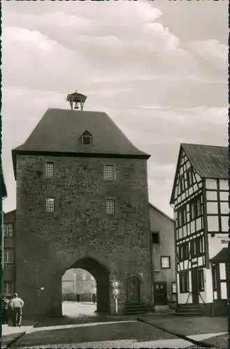 Ansichtskarte Münstereifel Strassen Partie am Orchheimertor 1960