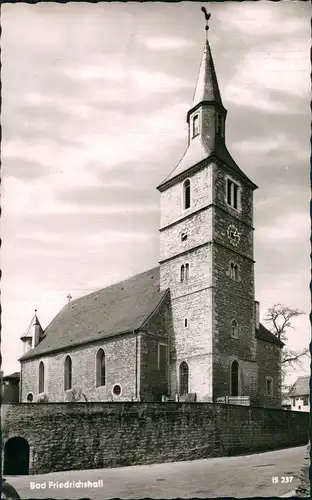 Ansichtskarte Bad Friedrichshall Partie a.d. Kirche, Church, Eglise 1960