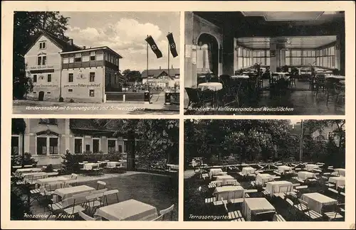 Liegau-Augustusbad-Radeberg 4 Bild Silberdiele Innen und außen 1938
