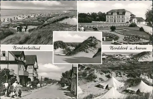 Norddorf auf Amrum Noorsaarep | Nordtorp Mehrbild-AK mit 5   1960