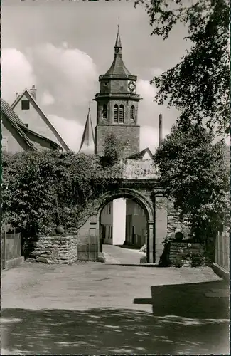 Ansichtskarte Weil der Stadt Partie am Grabentor 1960