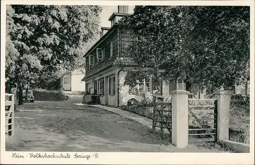 Ansichtskarte Springe Heim- Volkshochschule Schule Springe D. 1950